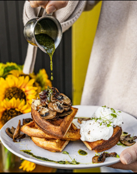 Mushroom Waffle